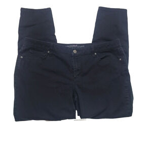 Women's Arizona Jean Co Size 17 Black Denim Jeans Cotton Soft